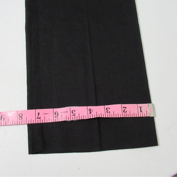 Theory Palmer A Linen Blend Ankle Pants Size 8 | Black - Picture 12 of 16